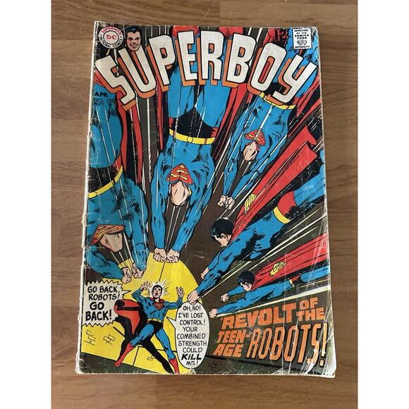 DC Comics, SUPERBOY #155 & ADVENTURE COMICS #368/ .12 issues 1960S FAIR VINTAGE - Picture 3 of 14